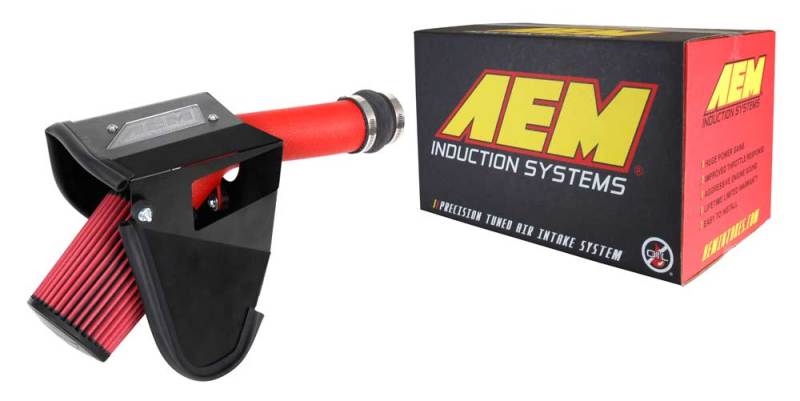 AEM Induction 2019 Subaru WRX STI 2.5L Cold Air Intake - Wrinkle Red