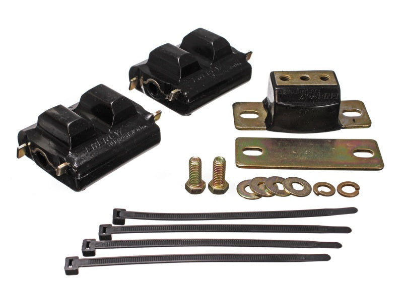 Energy Suspension 73-92 Chevrolet Camaro Black Motor and Transmission Mounts; Zinc Finish