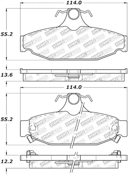 StopTech Street Touring Brake Pads