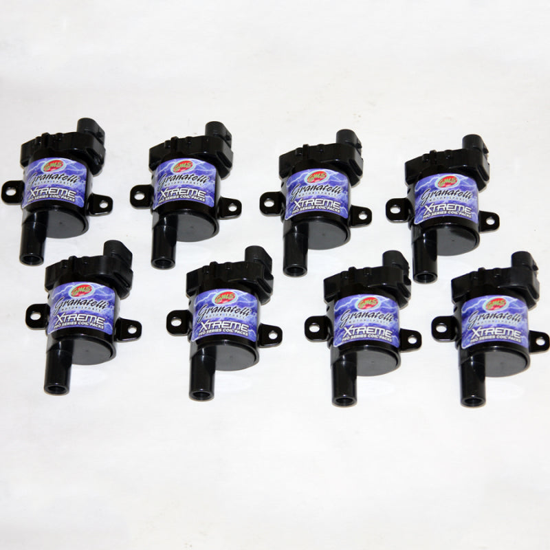 Granatelli 97-12 GM LS 4.8L/5.3L Trucks/SUV Cylindrical Pro Series Xtreme Coil Packs
