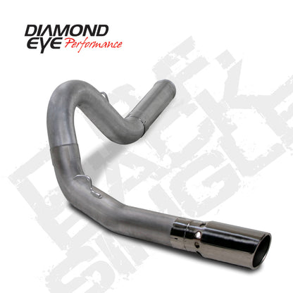 Diamond Eye KIT 5in DPF-BACK Single SS: 2011-2015 CHEVY 6.6L 2500/3500