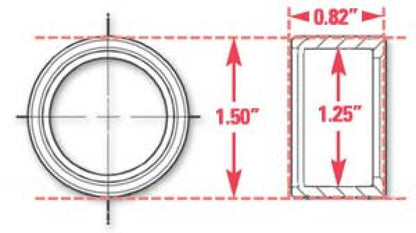 SPC Performance Weld-In Ring Kit 1.25 in. ID