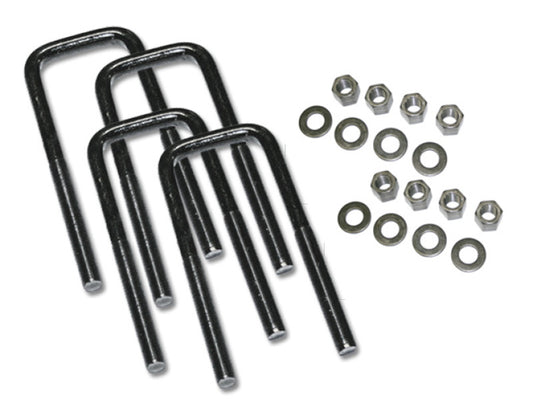 Superlift U-Bolt 4 Pack 9/16x3-5/16x11 Square w/ Hardware