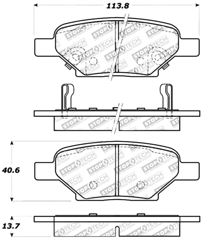 StopTech Performance Brake Pads