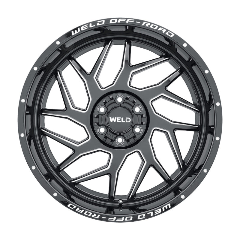 Weld Off-Road W117 20X10 Fulcrum 5X127 5X139.7 ET-18 BS4.75 Gloss Black MIL 87.1