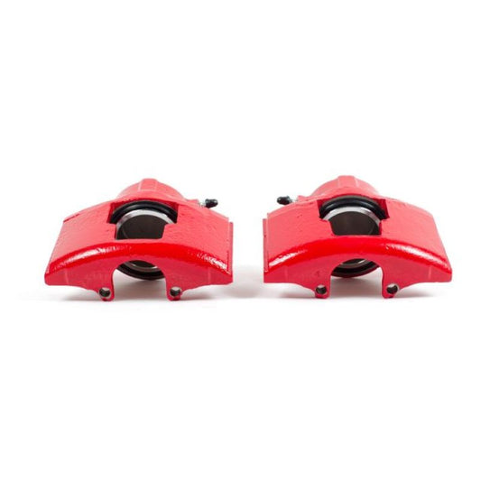 Power Stop 90-00 Chevrolet C3500 Front Red Calipers w/o Brackets - Pair