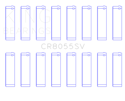 King Ford Powerstroke 6.4L V8 (O/S Housing .002in) (Size STD) Connecting Rod Bearing Set