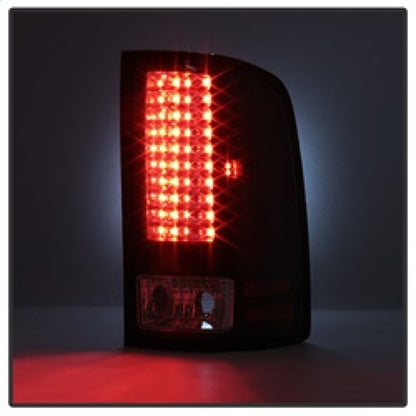 Spyder GMC Sierra 07-13 (Not fit 3500 Dually 4 Rear Wheels)LED Tail Lights Black ALT-YD-GS07-LED-BK