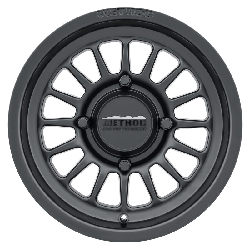 Method MR411 Bead Grip 15x10 / 6+4/25mm Offset / 4x136 / 106.25mm CB Matte Black Wheel