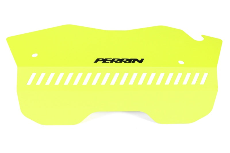 PERRIN 22-25 Subaru WRX Pulley Cover - Neon Yellow (TALL - For Use w/o PERRIN AOS)
