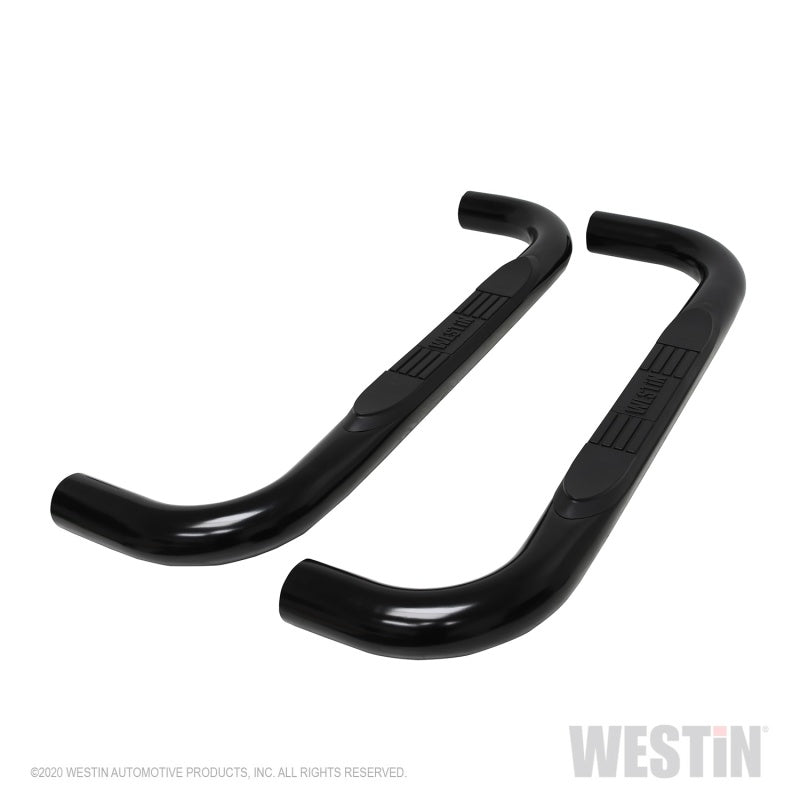 Westin 19-20 Chevy/GMC Silverado/Sierra 1500 Regular Cab E-Series 3 Nerf Step Bars - Black