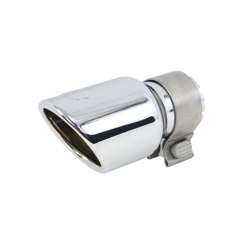 Go Rhino Exhaust Tip - Chrome - ID 2in x L 6in x OD 3in