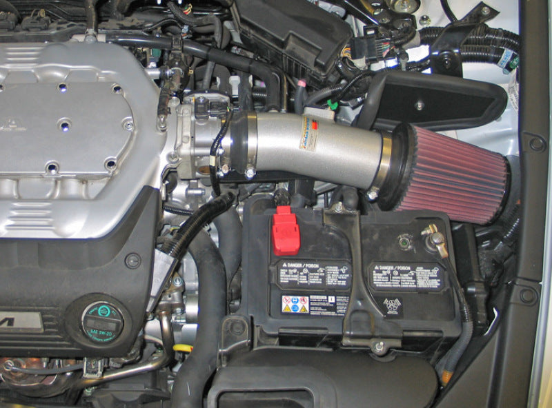 K&N 08 Honda Accord 3.5L-V6 Silver Typhoon Short Ram Intake