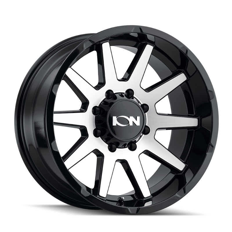 ION Type 143 20x9 / 8x170 BP / 0mm Offset / 125.2mm Hub Black/Machined Wheel