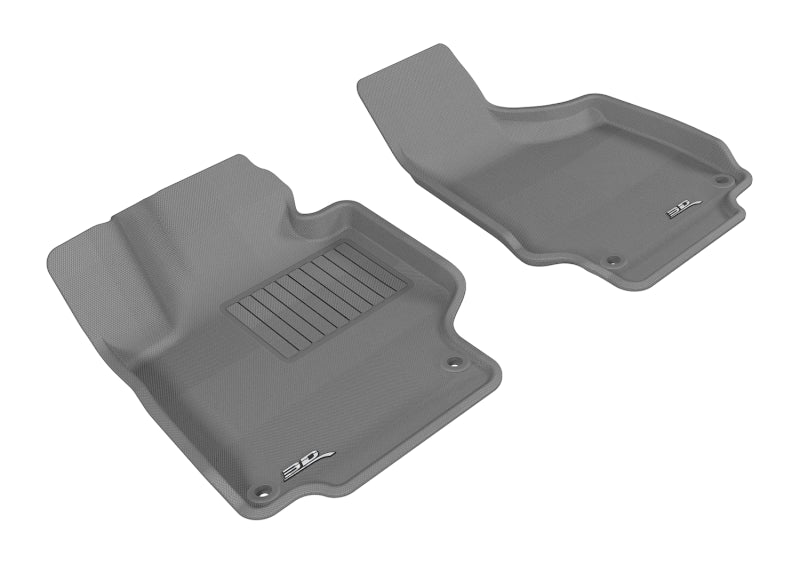 3D MAXpider 2008-2015 Audi TT/TTS Kagu 1st Row Floormat - Gray