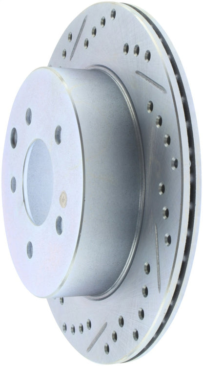 StopTech Select Sport Nissan Slotted and Drilled Right Rear Rotor