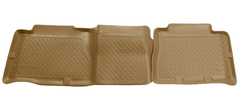 Husky Liners 02-06 Cadillac Escalade/GMC Yukon/Denali Classic Style 2nd Row Tan Floor Liners