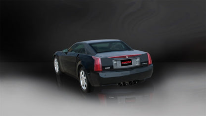 Corsa 2004-2008 Cadillac XLR 4.6L 25in Cat-Back Dual Rear w Twin 35in Black Pro-Series Tips