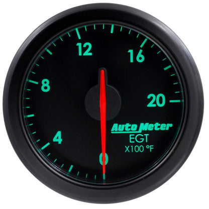 Autometer Airdrive 2-1/16in EGT Gauge 0-2000 Degrees F - Black