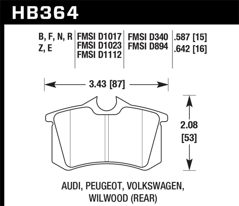 Hawk HPS Street Brake Pads