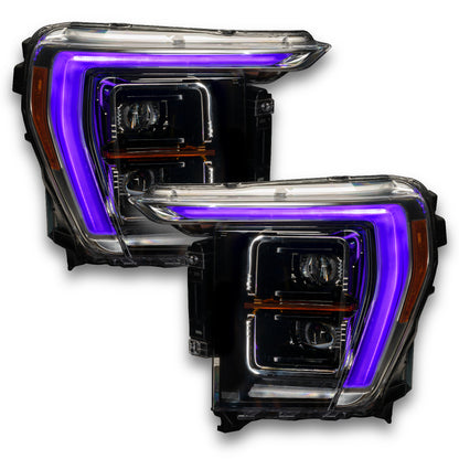 Oracle 21-22 Ford F-150 ColorSHIFT RGB+W Headlight DRL Upgrade Kit w/ BC1 Controller SEE WARRANTY