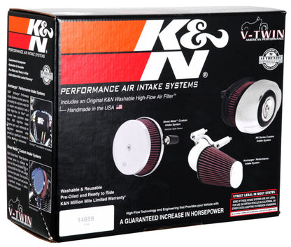 K&N 07-10 Harley Davidson XL Aircharger Performance Intake