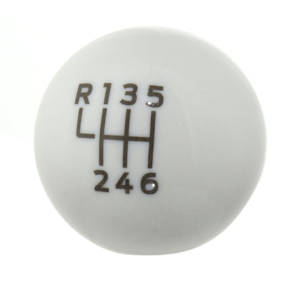 Ford Racing 15-19 Ford Mustang EcoBoost / GT w/ 6-Speed Manual Transmission Bullitt White Shift Knob