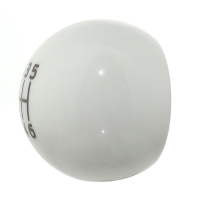 Ford Racing 15-19 Ford Mustang EcoBoost / GT w/ 6-Speed Manual Transmission Bullitt White Shift Knob