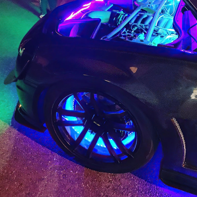 Oracle LED Illuminated Wheel Rings - ColorSHIFT No Remote - ColorSHIFT No Remote SEE WARRANTY