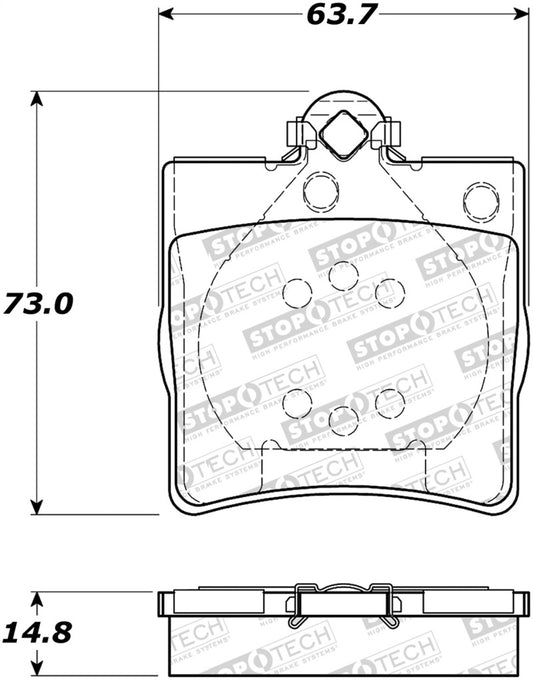 StopTech Street Brake Pads