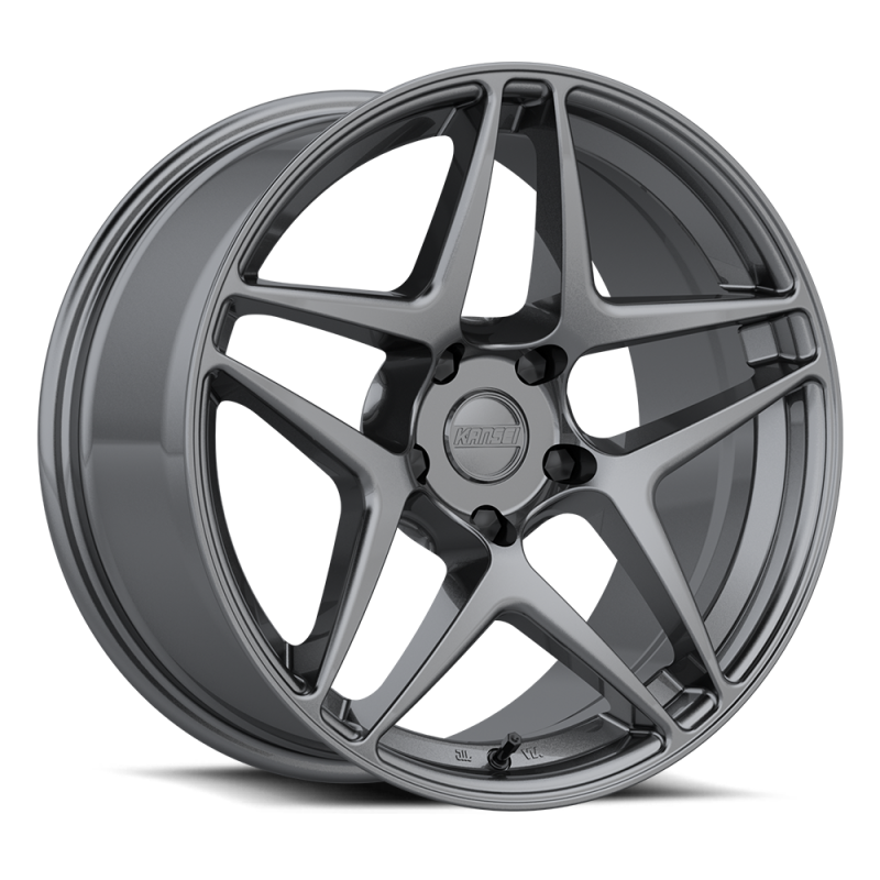 Kansei K15G Astro 18x9in / 5x114.3 BP / 22mm Offset / 73.1mm Bore - Gunmetal Wheel