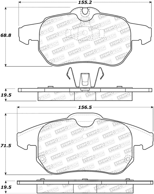 StopTech Street Brake Pads