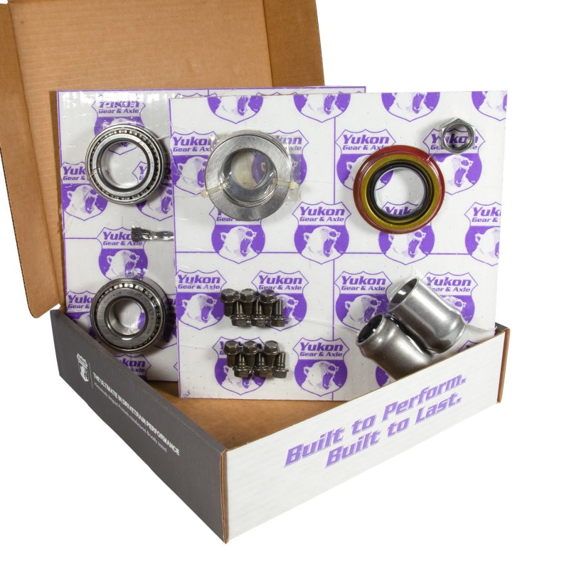 Yukon 8.875in GM 12T 4.11 Rear Ring & Pinion Install Kit Axle Bearings and Seals