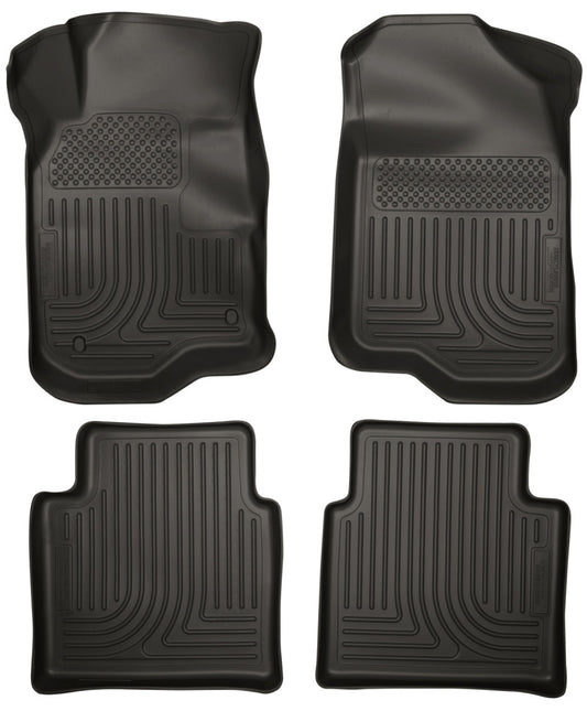 Husky Liners 08-12 Chevy Malibu/07-09 Saturn Aura WeatherBeater Combo Black Floor Liners