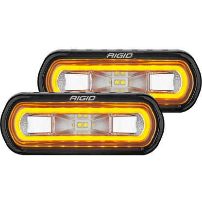 Rigid Industries SR-L Series Surface Mount LED Spreader Pair w/ Red Halo - Universal