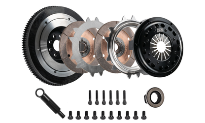 DKM Clutch VW Corrado/GTI (2.8L VR6) Twin Disc MR Clutch Kit w/Flywheel (650 ft/lbs Torque)