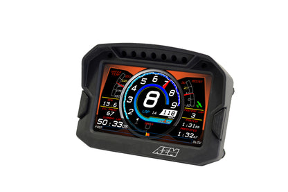 AEM CD-5LG Carbon Logging Digital Dash Display w/ Internal 10Hz GPS & Antenna