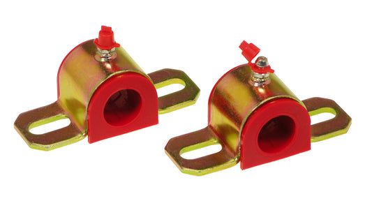 Prothane Universal Greasable Sway Bar Bushings - 21MM - Type A Bracket - Red