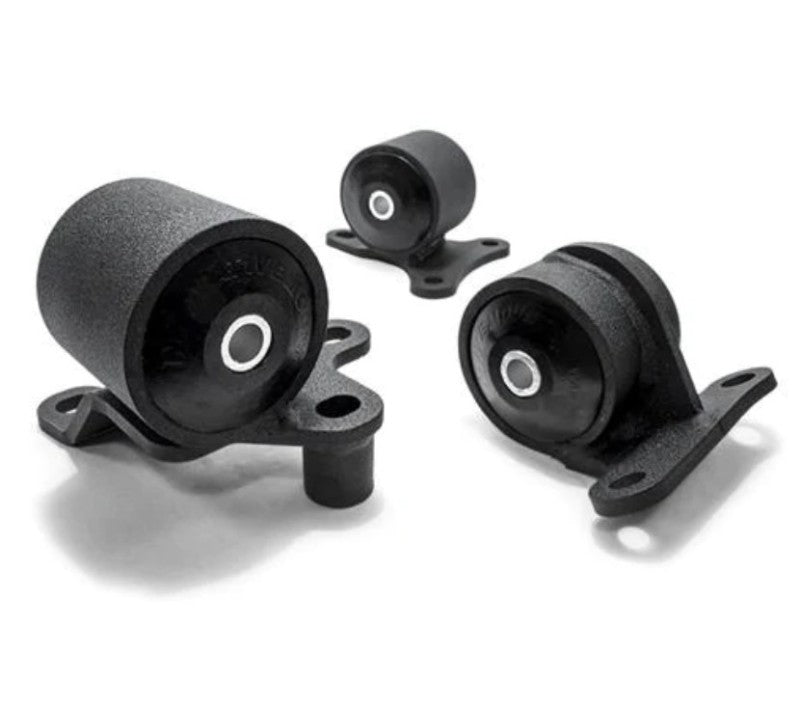 Innovative 90-93 Accord F-Series Black Steel Mounts 85A Bushings