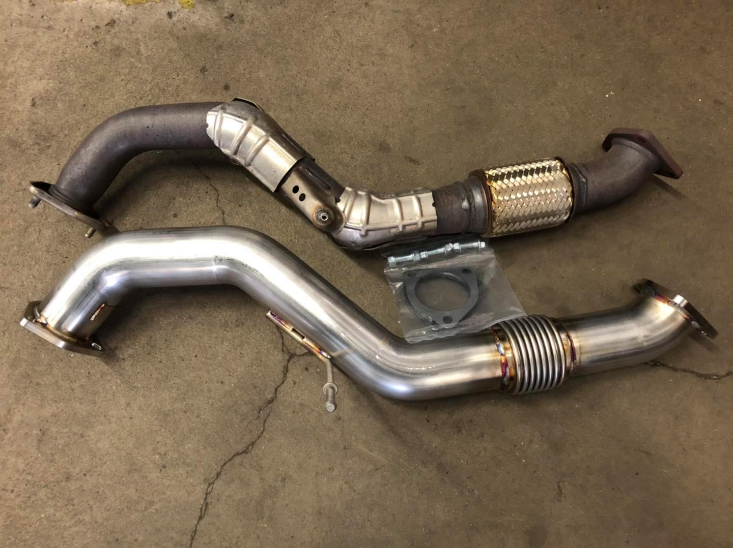 PRL Motorsports - 2017-2021 Honda Civic Type-R FK8 Front Pipe Upgrade