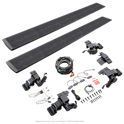 RealTruck 19-25 Chevrolet Silverado 1500 SC 2dr VoltStep Electric Running Board Kit - Bedliner Coat