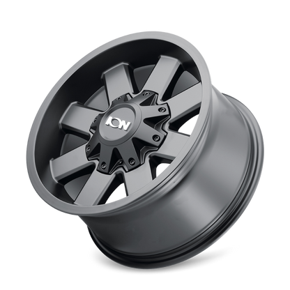 ION Type 141 18x9 / 6x120 BP / 18mm Offset / 78.1mm Hub Satin Black Wheel