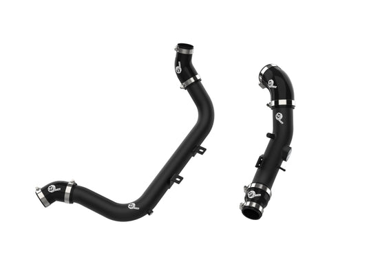 aFe BladeRunner Aluminum Hot and Cold Charge Pipe Kit Black 17-20 Hyundai Elantra GT L4-1.6L (t)