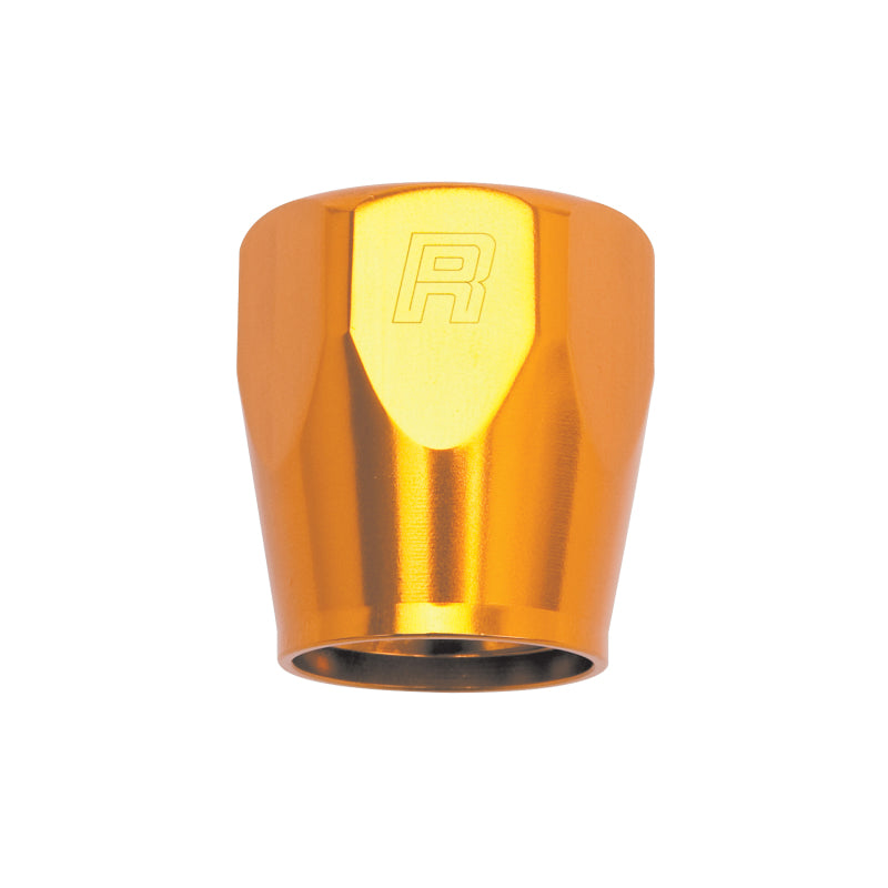 Russell Performance 2-Piece -8 AN Anodized Full Flow Swivel Hose End Sockets (Qty 2) - Orange