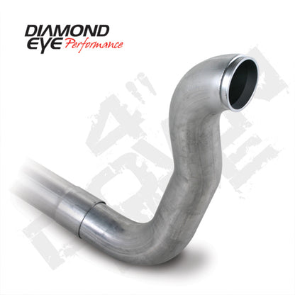 Diamond Eye Downpipe 4in TB Single W/ HX40 FLANGE AL DODGE 5.9L 2500/3500 89-93 2X4 ONLY