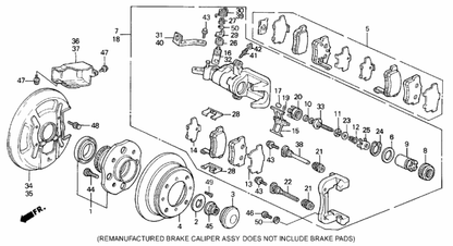 Honda - 24mm Axle Nut