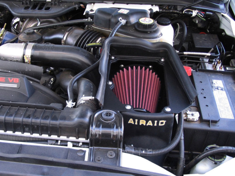 Airaid 03-07 Ford Power Stroke 6.0L Diesel MXP Intake System w/o Tube (Oiled / Red Media)