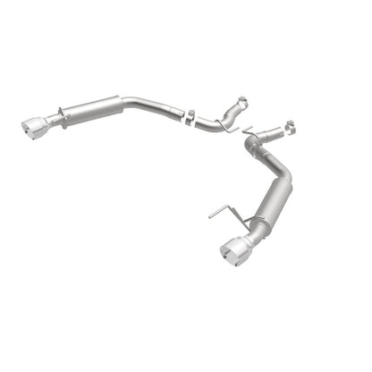 MagnaFlow Axle Back, SS, 2.5in, Competition, Dual Split Polish 4.5in Tip 2015 Ford Mustang Ecoboost