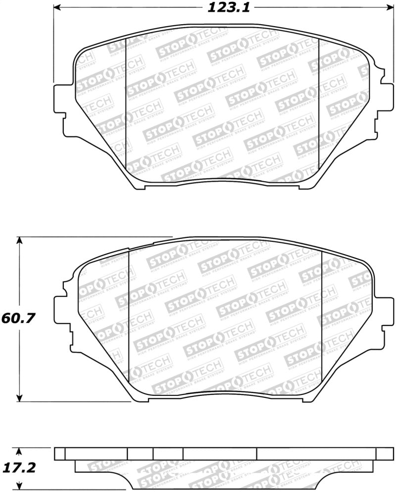 StopTech Street Select Brake Pads