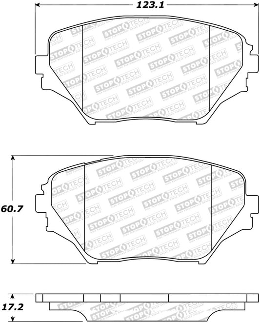 StopTech Street Select Brake Pads